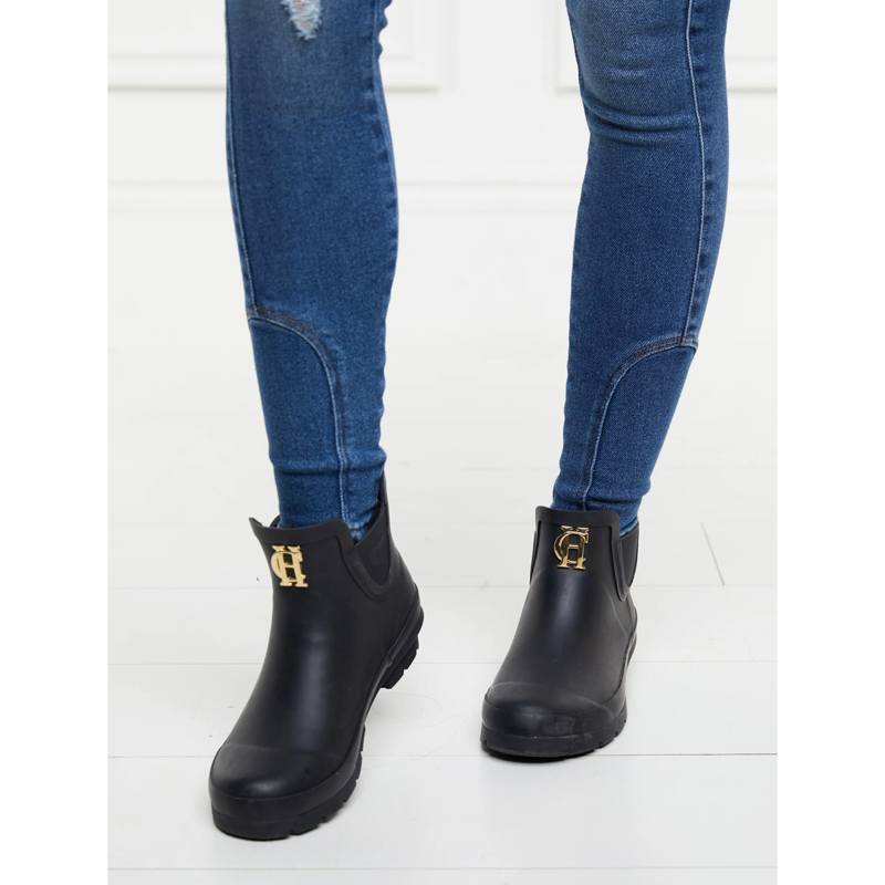 Holland Cooper Rubber Chelsea Boot - Black-5